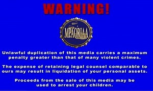 Video parodies MPAA warnings at the start of DVDs