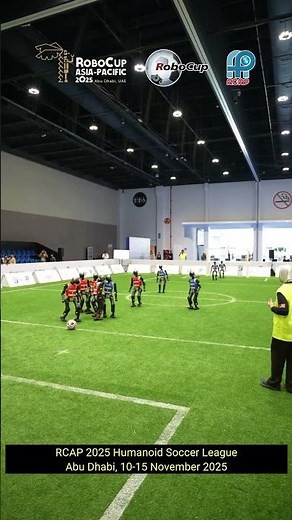 RoboCup Humanoid Soccer League 5-vs-5 | Fully Autonomous Robots at RCAP 2025, Abu Dhabi