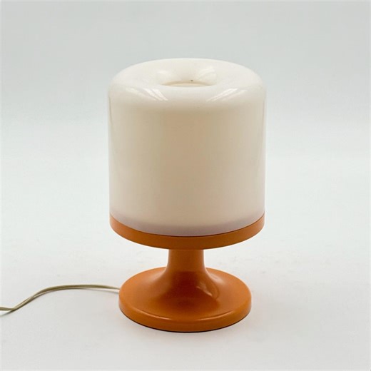 1970s Space Age Table Lamp Marina Malabotti Orange Plastic Italy - Etsy