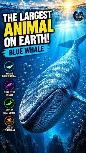 Blue Whale| The Largest Animal on Earth! #bluewhales