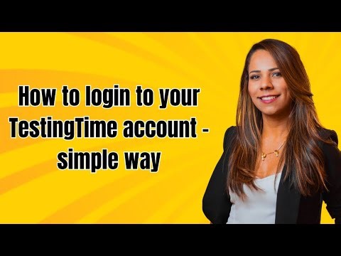 How to login to your TestingTime account - simple way