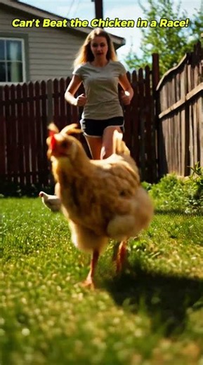 his Chicken Decided to Race Me 🐔😂
