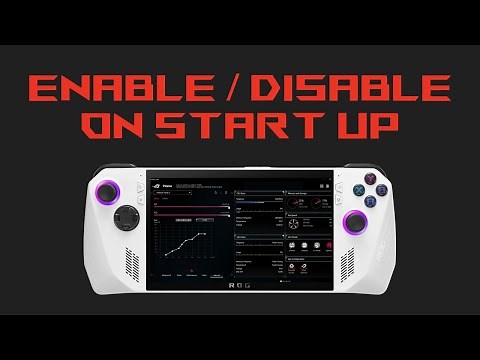 How To Disable Armoury Crate Auto Startup