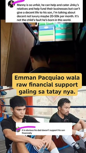 Wala raw financial support si Emman galing Kay Manny Sabi ng netizens. Kahit pampaayos lang ng bahay. True kaya? #ForEntertainmentPurposesOnly #ShowbizPH #ShowbizUpdate #emmanbacosa #jinkypacquiao #MannyPacquiao #boxer #virals #likefatherlikeson #worldchamps #viralvideo #finacialsupport #fb #ChildSupport #celebrity #fypシ゚ #trendingnow #fyp #meta #necaardiente #contentcreator #creatorsearchinsights #trend | Neca Ardiente