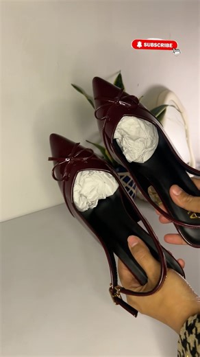 Burgundy Pointed Toe Pumps, Affordable Pumps#aestheticlook #pointedpump#burgundyheel#trendingshort