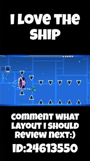 Reviewing GD Layouts #2 #geometrydash #gd #games #gaming #gdlayout