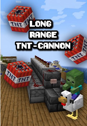 Minecraft TNT Cannon Tutorial: Build Your Own!