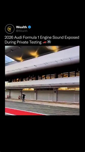 Wealth on Instagram: "This wasn’t meant for the public, but once you hear it, there’s no mistaking the shift. ⚙️👀 During a closed-door shakedown, Audi’s 2026 Formula 1 power unit was captured running at speed, revealing a noticeably louder and more aggressive sound profile than recent seasons. The difference comes down to regulation changes. For 2026, Formula 1 removes the MGU-H, a hybrid component that recovered heat energy from the turbo but also dampened the engine’s natural acoustics. Witho