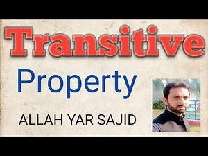 Definition Of Transitive Property