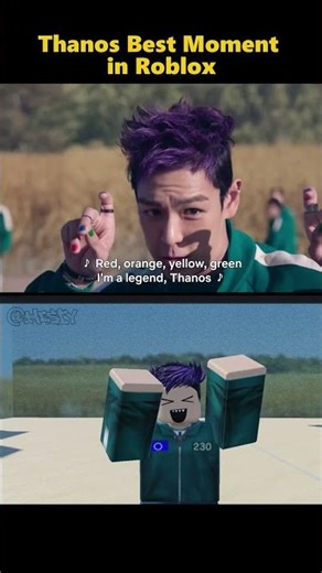 Thanos Best Moments in Roblox #roblox #squidgame #bestmoments