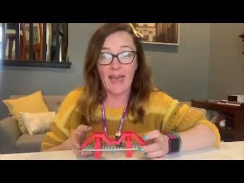 Building A Mini LEGO Suspension Bridge At Home