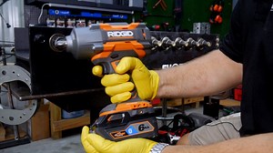 RIDGID Power Tools 86211 High Torque Impact Wrench The Ridgid 86211 offers more than 1000 ft-lbs of tightening force and offers 6 power modes. 3 modes control the typical power and speed, while the 3 Auto modes automatically slow or stop the fastener once loosened, Also, when tightening, the Auto modes will only partially tighten the fastener, allowing you to finish the job with a precision tool, like a torque wrench. The complete video is on our YouTube channel. #tools #ridgid #torque | Shop To