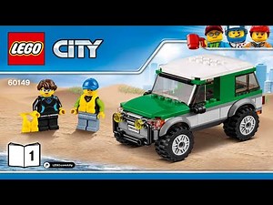 LEGO instructions - City - Harbour - 60149 - 4x4 with Catamaran (Book 1)