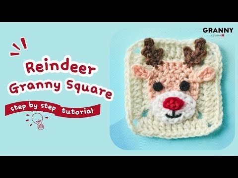 Reindeer Granny Square🫎