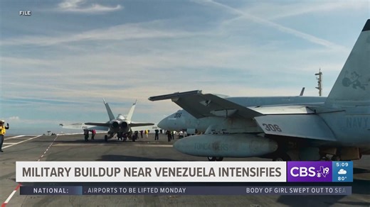 U.S. increases military buildup near Venezuela