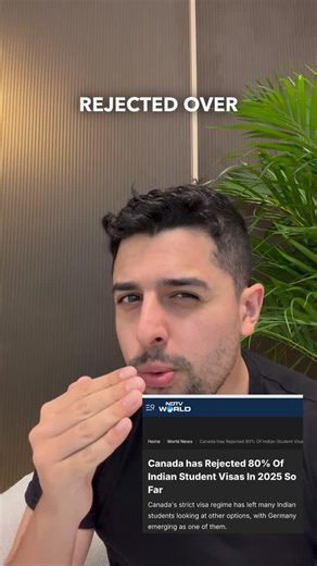 Murrad Beigh| College|Finance | What do you think about the future of study abroad? . . #StudyAbroad #IndianStudents #VisaRejection #InternationalEducation... | Instagram