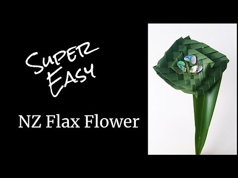 How to make a Flax Flower (Harakeke)