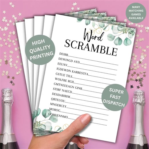 Hen Party Games A5, Bridal Shower Activity Games, Eucalyptus Theme, Printed in UK, Bride to Be Games, Bachelorette Hen Do Games, Hens Night - Etsy UK