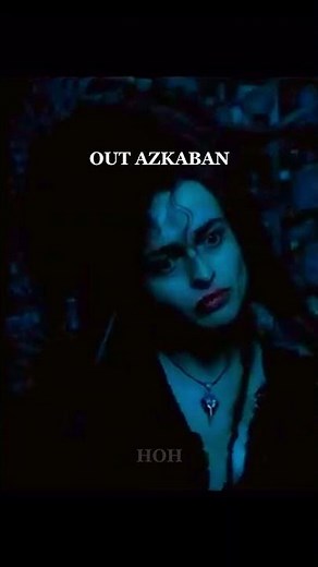 In Azkaban VS Out Azkaban || Bellatrix Lestrange Azkaban Escape #viral #harrypotter #edit #escape