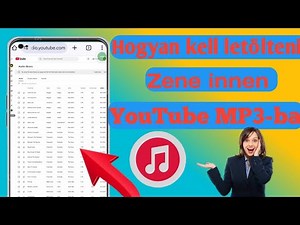 Hogyan töltsünk le zenét a YouTube-ról MP3-ra