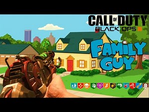 Family Guy In BO3? Full Easter Egg Custom Zombies Map Gameplay (No Commentary)