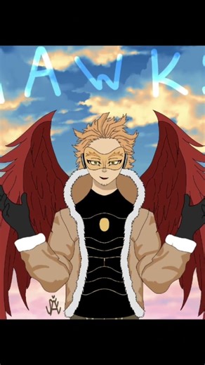 Hawks! #mha #digitalart #art #digitaldrawing #hawks #edit