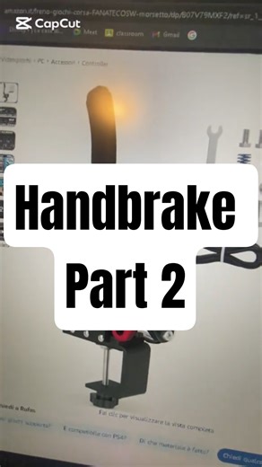 I build a handbrake! #3dprint #3dprinting #simracingsetup #simracing #anycubic