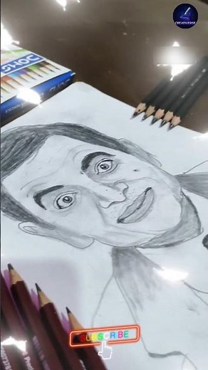 Mr. Bean Sketch | Realistic Pencil Drawing ✏️ | Creativerse #MrBean #RowanAtkinson #ComedyLegend