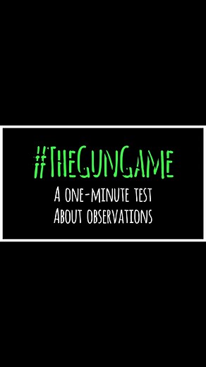 5.5K views · 33 reactions | A quick one minute test regarding observations and awareness. It's easy to miss something you're not looking for... #TheGunGame | Street Cop Training | Facebook