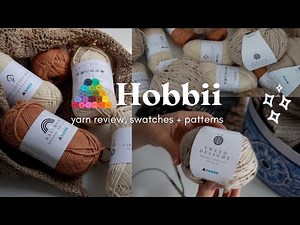 Hobbii Yarn Review (with swatches and patterns)
