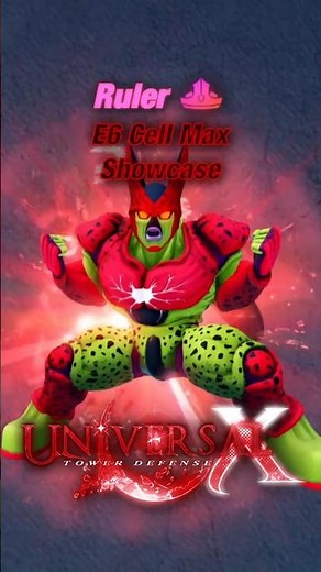 E6 Ruler Cell Max Showcase | Roblox | Universal Tower Defense X #roblox #showcase