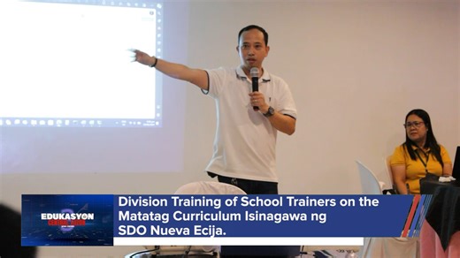 2.6K views · 11 reactions | Iba ang may alam, iba ang handa. Iyan ang tugon ng SDO Nueva Ecija sa pagsasagawa nila ng Division Training of School Trainers on the MATATAG Curriculum simula Hunyo 04 hangang sa ika 14 ng buwan bilang paghahanda para sa nalalapit implementasyon ng bagong Curriuclum. Narito ang special report ni Jeric Casino. | DepEd Regional Office III | Facebook