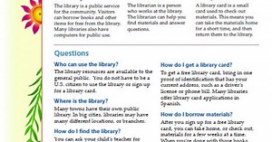 Parent Guide: The Resources at Your Library