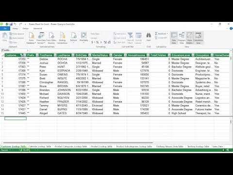 21. Hiding fields from Clients in Power Query - Power Query Course