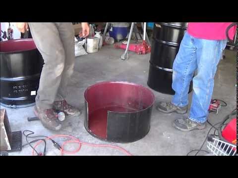 Building a rocket stove biochar/charcoal kiln