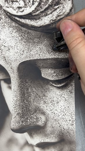 Nathan Makris on Instagram: "Preparing the demo painting for this week’s 3hour airbrush classes at @the_airbrush_studio  Lots of texture needed on this one! Special thanks to @createx_colors for sponsoring our workshops with their amazing paints! . . . #airbrush #airbrushart #artwork #becreative #art #airbrush_world #airbrushartist #theairbrushstudiogreece #statuepainting"