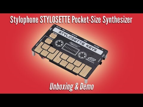 Stylophone STYLOSETTE KEYS Synthesizer | Unboxing Tutorial & Demo