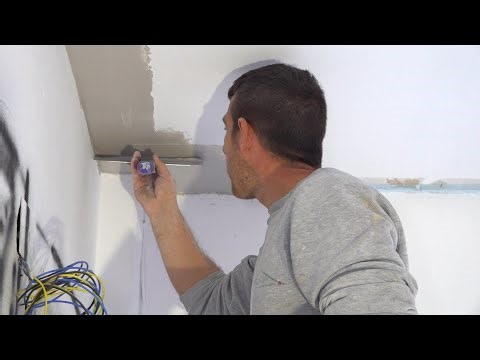 σπατουλάρισμα σε παλιά γυψοσανίδα