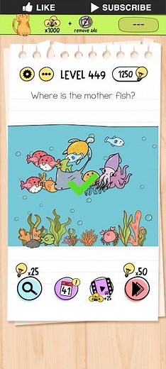 brain test tricky puzzles level 449 answer #gameplay #games #gaming #braintestlevels #puzzle