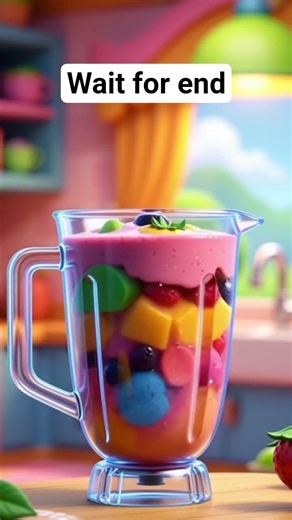 Mimu Makes a Yummy Fruit Milkshake#Mimu#MimuCartoon#FruitMilkshake#KidsCartoon#CuteAnimation#3DCart
