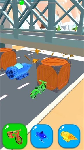 Shape-shifting Funny Race Gamepaly new hyper casual games #shapeshifting #gameplay #shorts