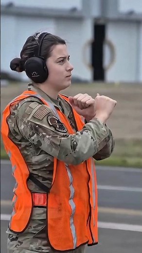 Air Force ground crew got the best moves! 🔥✈️ #Shorts