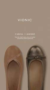 24 reactions | 50% OFF FLASH SALE ✨ Grab a pair or two of the Caroll + Amorie flats at 50% off for a limited time before they’re gone for good. Sizes are selling fast, visit the link in our stories to shop! #VionicShoes | Vionic Shoes | Facebook