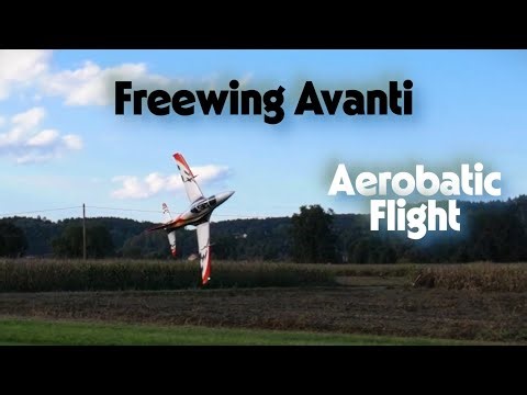 Freewing Avanti S 80 – Dynamic Aerobatics with V2 Power Setup | Smooth & Fast EDF Jet Flying
