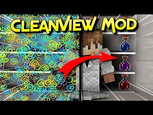 CleanView Mod | Quita El Efecto De Partículas De Las Pociones | Minecraft 1.16.5 - 1.12.2 | Español