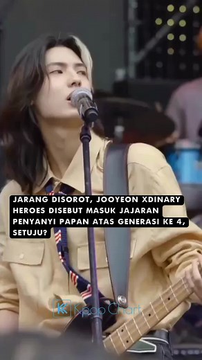 Baru-baru ini, salah satu vokalis grup band Xdinary Heroes yakni Jooyeon menjadi perbincangan hangat. KNetz menyoroti kemampuan bernyanyi Jooyeon Xdinary Heroes yang dimana sebagai vokalis grup band. Bahkan kemampuan bernyanyi Jooyeon Xdinary Heroes disebut masuk jajaran penyanyi papan atas idol pria generasi ke 4. Melalui situs Theqoo, OP bagikan video fancam yang menyoroti penampilan dari Jooyeon Xdinary Heroes. Dalam video yang dibagikan tersebut, OP tak hanya menyoroti bakat Jooyeon sebagai 