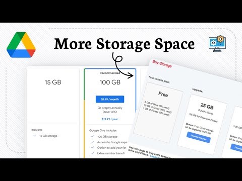 How to increase Google Drive storage (Add Space)