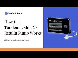 Tandem t:slim X2 | How the Tandem t:slim X2 insulin pump works | Diabetotech