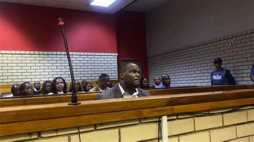 [WATCH] Sgt Fannie Nkosi looked like he was about to shed a tear after Magistrate Thandi Theledi dismissed his bail application.#Madlangacommission #FannieNkosi