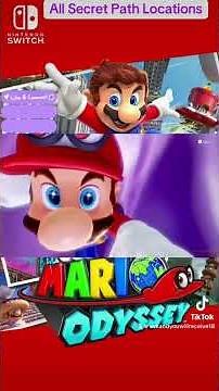 Super Mario Odyssey - All Secret Path Locations #supermarioodyssey #nintendoswitch #supermario